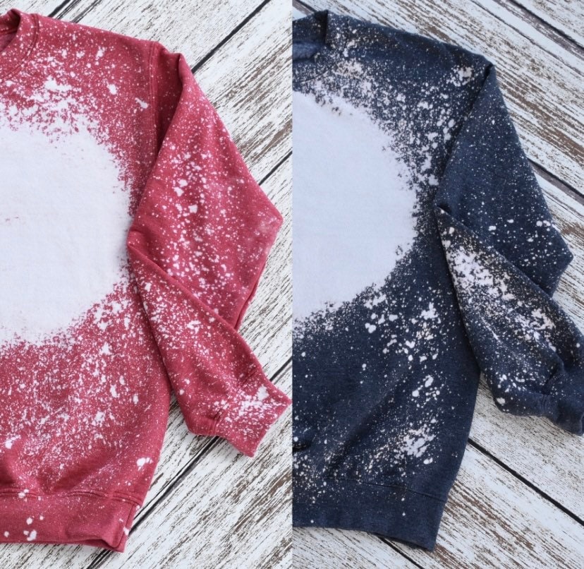 Hocus Pocus I Need Coffee To Focus Distressed Bleached Fleece Sweatshirt| Halloween Spooky Bleached | Sanderson Sisters |